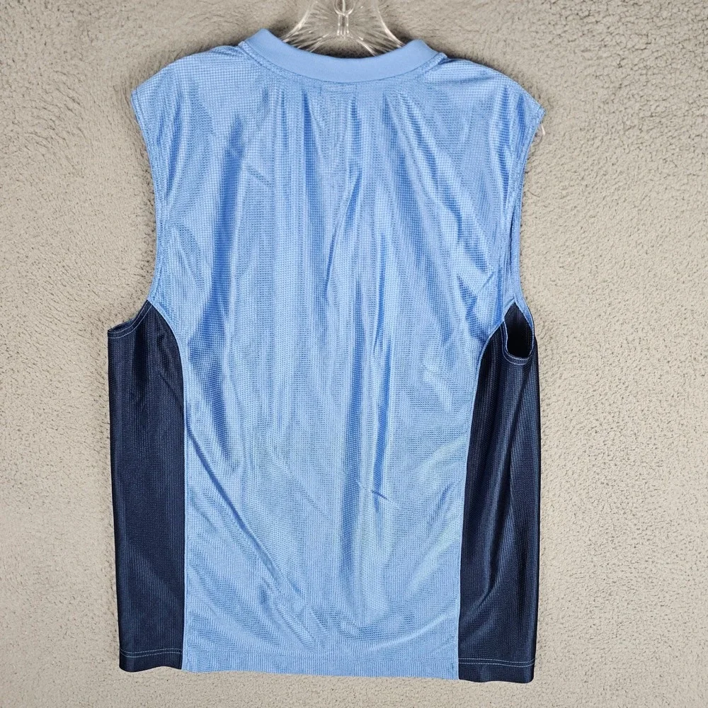 Jordan Basketball Jersey Mens M Blue Sleeveless Jumpman Mesh Athletic Shirt Y2K